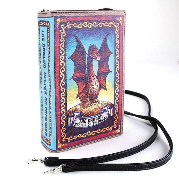 Handbags - The Dragon Book Clutch Bag